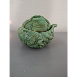 HOLLAND MOLD  Ceramic Cabbage Covered Serving Bowl